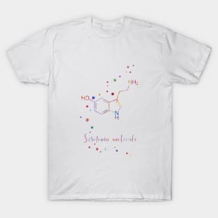 Serotonin molecule T-Shirt